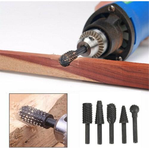 1/4'' 5PCS Drill Bit Set Cutting Tools for Woodworking Knife Wood Carving Tool Home Tools Weed Wacker Stihl Trimmer Parts