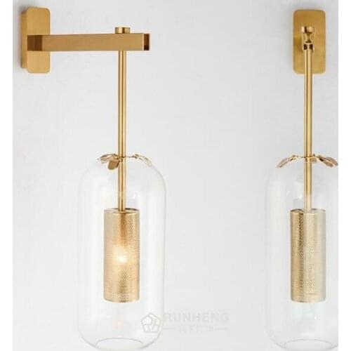 Retro industrial E14 220V metal net shade wall lamp for kitchen living room bedroom bedside restaurant aisle corridor wall light