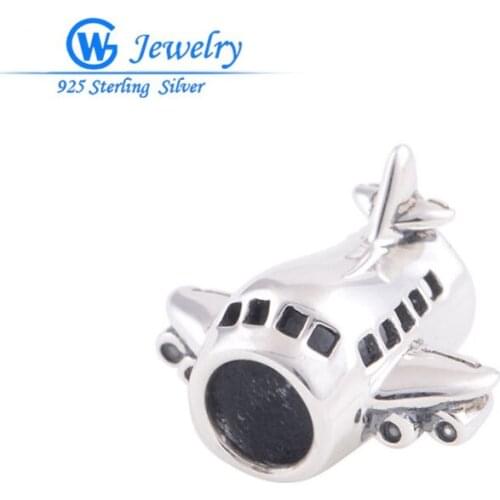 New helicopter charms diy gift genuine 925 sterling silver jewelry fits brand bracelts GW Fashion jewelry T078H10