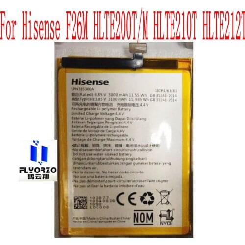 New High Quality 3100mAh LPN385300A Battery For Hisense F26M HLTE200T/M HLTE210T HLTE212T Mobile Phone