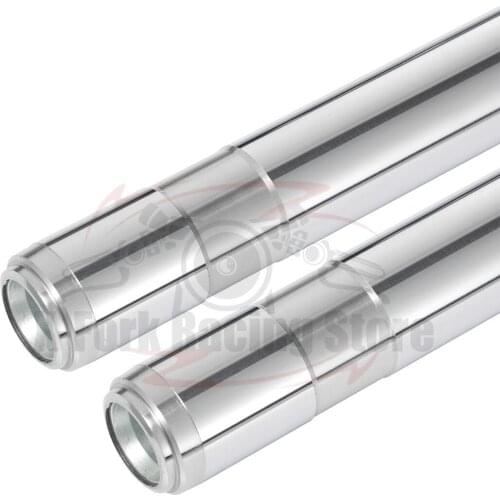 Front Fork Tubes Silver Inner Pipes Pair For YAMAHA XS400 1980-1982 2LO-23110-00 33x560mm