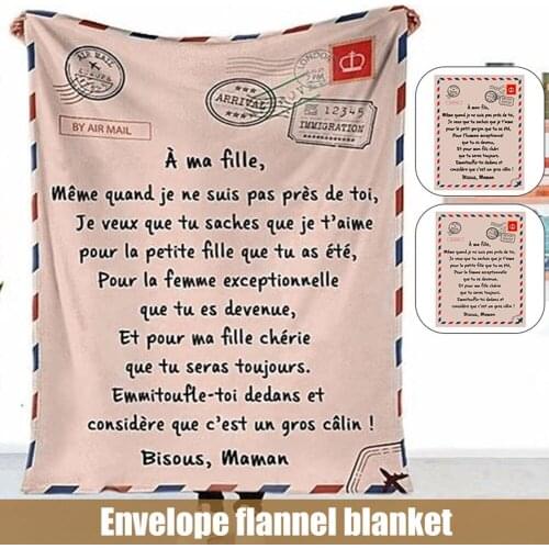 Premium Blanket to My Daughter Son Durable High Quality Comfortable for Home Textiles Dreamlike Gift Blanket