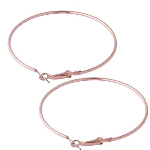QDE0499 Women Circle Stainless Steel Earring Hypoallergen Oorbellen Ringen Big Hoop Earrings Aretes Mujer Oversize Joyeria