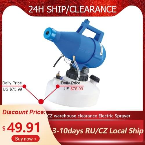 Portable Sprayer Electric ULV Fogger Portable Ultra-Low Volume Sprayer Fine Mist Blower 4.5L for home garden