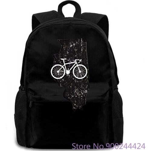 Cute Unique & Vintage Illinois Cyclings & Gift O-Neck Sunlight Men O Neck O-Neck Stylish backpack