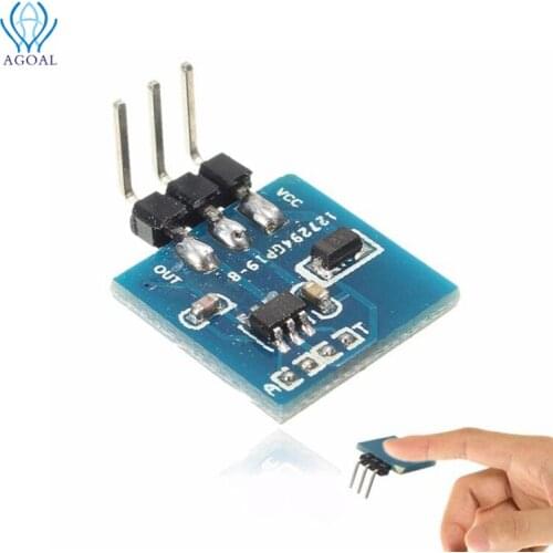 10pcs DC 2.5-5.5V Touch Key Module capacitive switch can be set to self-locking jog mode TTP223
