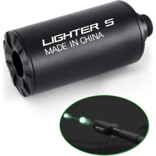 Tactical Military CS Shooting Auto Tracer Lighter S Unit Glow in Dark 14mm/10mm for Airsoft Hunting CS Toy