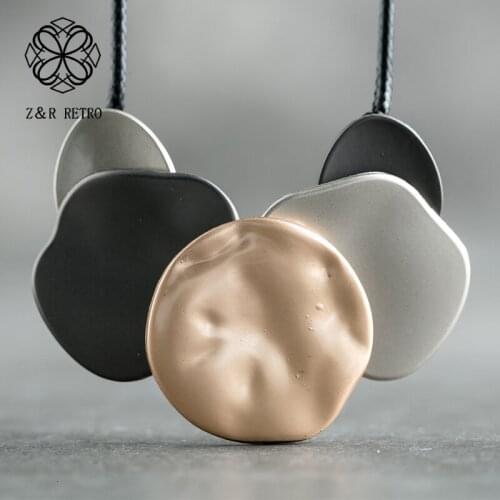 Vintage Jewelry for Women Choker Long Rope Chain Suspension Alloy Jewellery necklaces & pendants Gift for Friend 2021 Wholesale