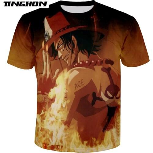 XS-7XL NEW Anime One Piece 3D Print Men Women Short Sleeves Tops Tees Summer Streetwear Casual T shirt 09