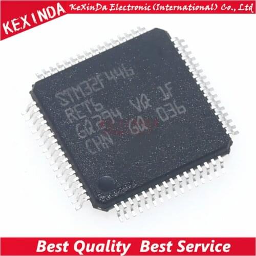 2-10PCS STM32F446RET6 STM32F446 RET6 32F446RET6 STM32F 446RET6 LQFP-64 new and Original in stock