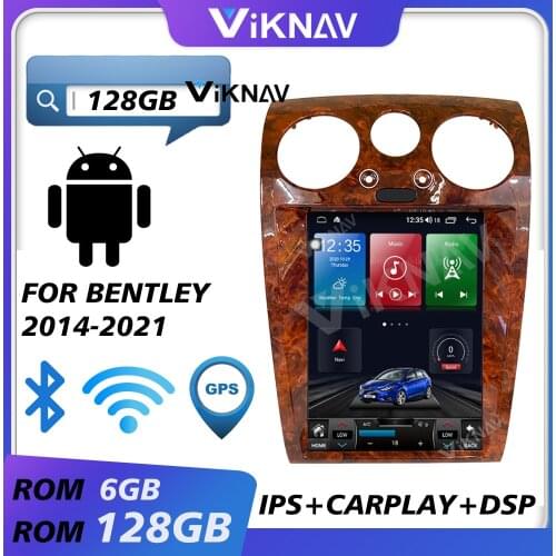 For Bentley 2014 2015 2016 2017 2018 2019 2010 2021 car radio android auto stereo car audio video multimedia player gps navi