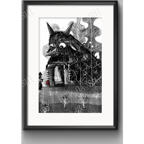 Pencil style digital illustration, represents a fantastic and surreal animal, balance and crooked legs