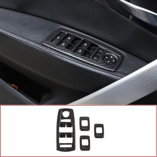 For BMW X3 E83 2003-2010 ABS Chrome car Window Lift Switch Button Cover Trim Stickers Car Accessories Interior Car modification
