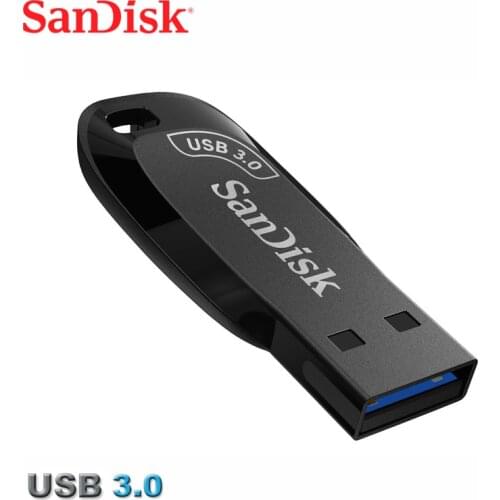 SanDisk USB 3.0 ULTRA Shift flash drive CZ410 32Gb 64Gb 128Gb Pen Drive 256Gb Flash Drive Memory stick U disk usb mini Pendrive