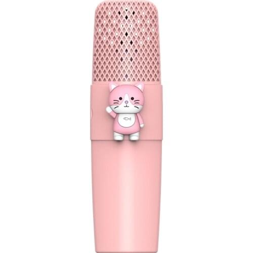 Hot Children Mini Kids Microphone Cartoon K9 Handheld Karaoke Mobile Phone Wireless Bluetooth Microphone