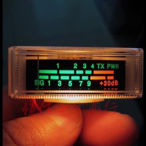 Level Signal Indicator Head with Backlight TX PWR DB Meter Electronic Instrument Indicator +3DB
