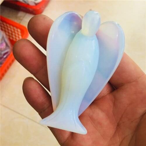 5cm Natural crystal quartz angel