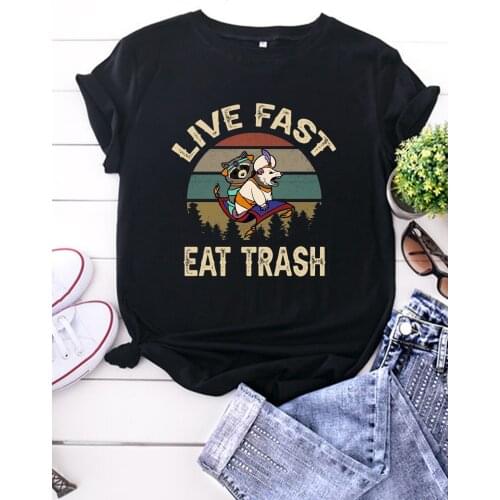 Summer Casual Sports T-Shirt Cartoon Kawaii Print Harajuku Streetwear Cotton WomenS Short-Sleeved Oversized T-Shirt Loose Tops