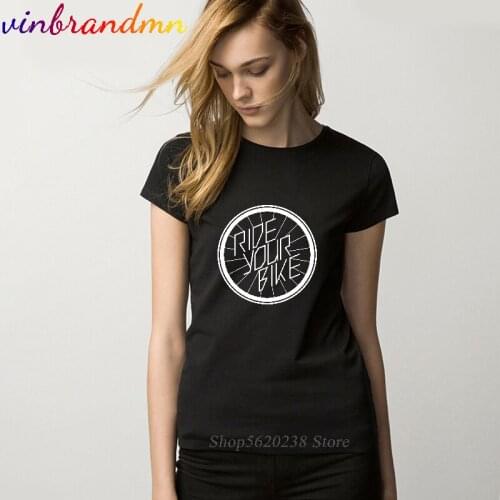 Moto&Biker New design MTB Ride your Bike woman Mountain Biker t-shirt bicycle cyclist rider tshirt biker Fans tee shirt Lady Tee
