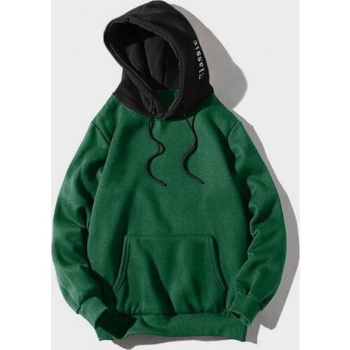 Brand Streetwear Patchwork Hoodie Sweatshirt Men Hip Hop Hooded Slim Fit Casual Hoody Mens Hoodies Sweatshirts