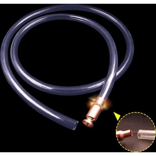 N0HF Water Oil Transfer Copper Pump Petrol Liquid Manual Pump Syphon Fuel Saver Pump