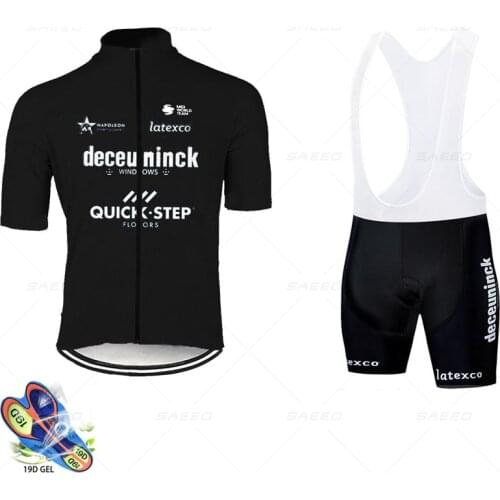 New 2021 Quickstep Cycling Jersey Set Summer Bicycle Clothing Mens Quick Dry Road Bike Shirt Suit Bib Shorts Maillot Pants