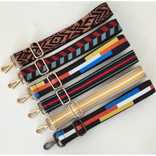 HJKL 2020 Colored Belt Bags gift Accessories for Women Rainbow Adjustable Shoulder Hanger Handbag Straps Decorative Handle bag