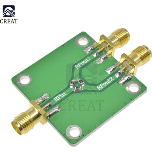 6dB 1 Minute 2 5G RF Microwave Resistor Power Distributor Microwave Module Board Power Splitter Radio Frequency Divider SMA-K