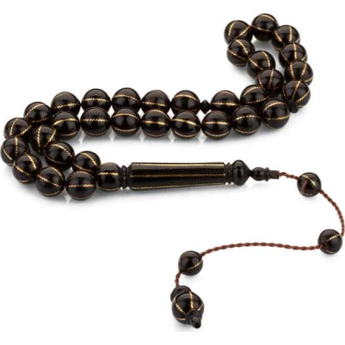 Sphere Cut Kuka Rosary (Tasbih) with Slab Metalwork