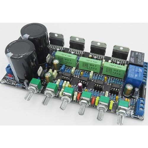 TDA7294 2.1-channel finished board BTL subwoofer power amplifier board speaker protection tuning three-channel
