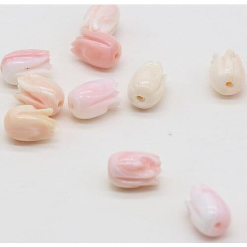 Spot Selling 4Pcs/bag Explosion Models Natural Flower Shell Pendant Beads Handmade DIY Necklace Bracelet Jewelry Gift Wholesale