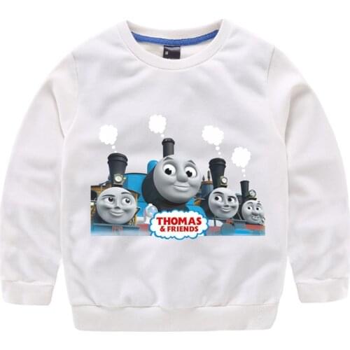 Thomas and Friends Girls boy Clothing Sweater childrens clothing autumn and winter new bottoming shirt thin section of cotton