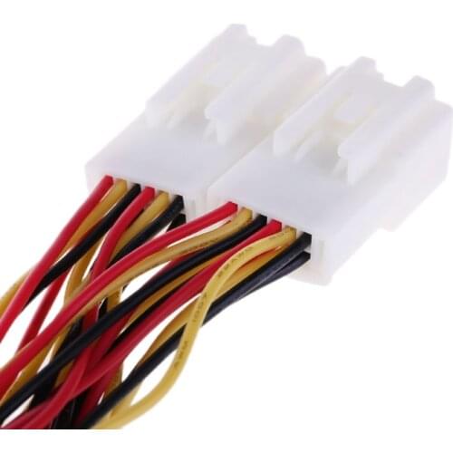 Y Cable Splitter Adapter 6+6 Plug for audio Navi AUX Tuning for toyota Lexus D7WD