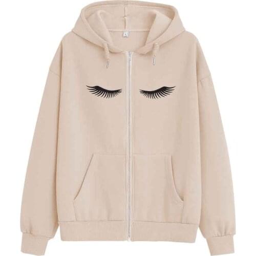 Zipper Hoodie Women Cotton Sweatshirts for Teen Girls Hoodies Women Ziper Pullover Sweatshirt Oversized Winter Aesthetic Jacket