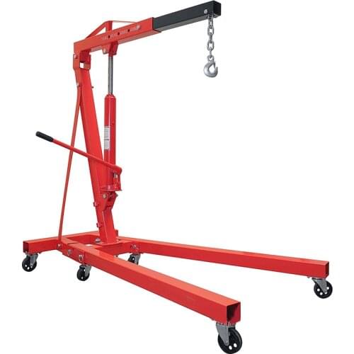 2 TON Red Color Engine Motor Hoist Cherry Picker Shop Crane Lift Crane Tire Repair Tool