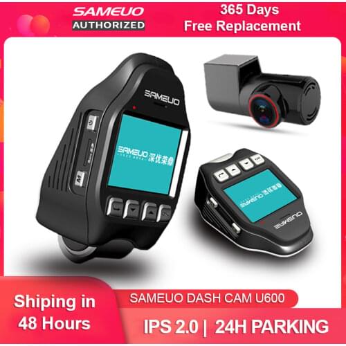 Car dvr wifi Dash Cam dual lens Night Vision video recorder dashcam car camera GPS 1440P rear cam 24h parking monitor sameuoU600