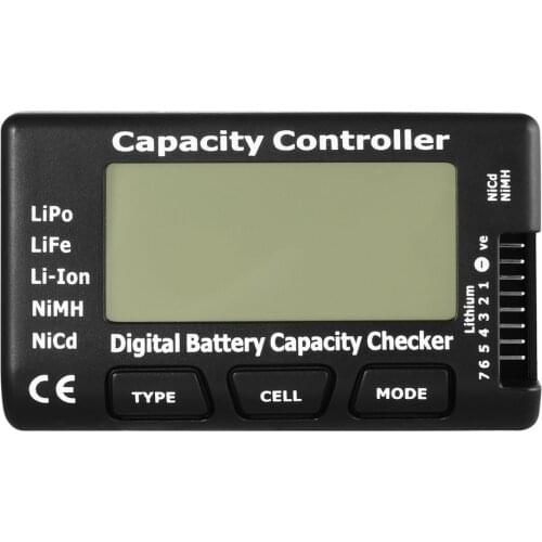RC CellMeter-7 Digital Cell Battery Capacity Checker For LiPo LiFe Li-ion Nicd NiMH Battery Voltage Tester Checking