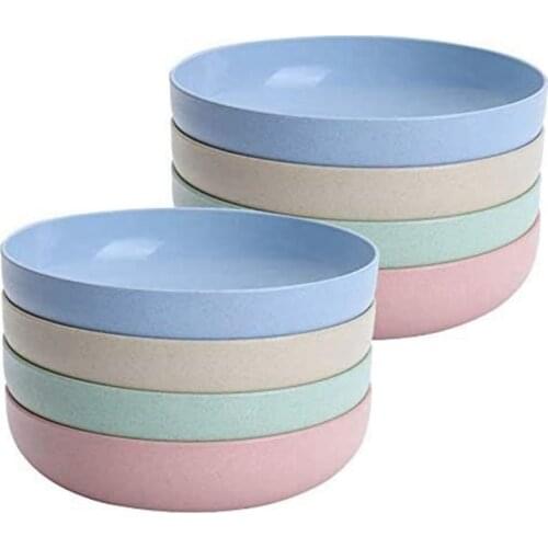 Wheat Straw Kids Plates, Lightweight and Unbreakable Small Dishes