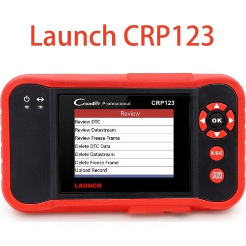 LAUNCH X431 CRP123 obd2 Scanner Auto Code Reader Engine/ABS/SRS/Transmission Diagnostic Tool lifetime Free Update Online