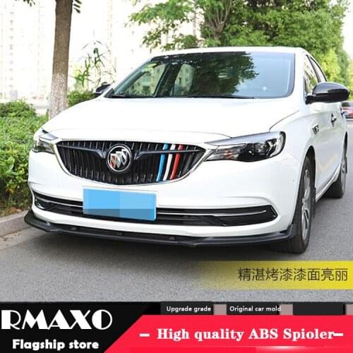 For Buick Excelle GT Body kit spoiler 2018-2019 For Excelle ABS Rear lip rear spoiler front Bumper Diffuser Bumpers Protector