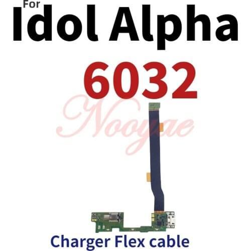 For Alcatel One Touch Idol Alpha 6032 USB Dock Charger Port Charging Plug Microphone MIC Flex Cable Vibrator Motor Board