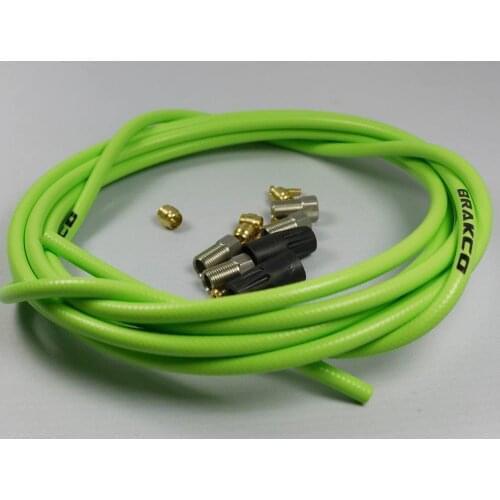 HYDRAULIC DISC BRAKE HOSE KIT SUIT FOR SHIMANO X TR XT LX DEORE GREEN 3 METERS