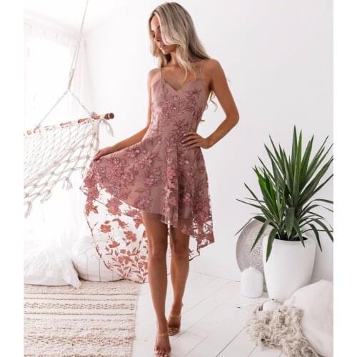 HGTE Pink Summer Dresses