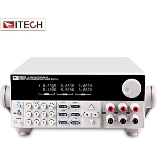 ITECH IT6333A DC Power Supply 5V/3A *1CH +3A/ 60V * 2CH