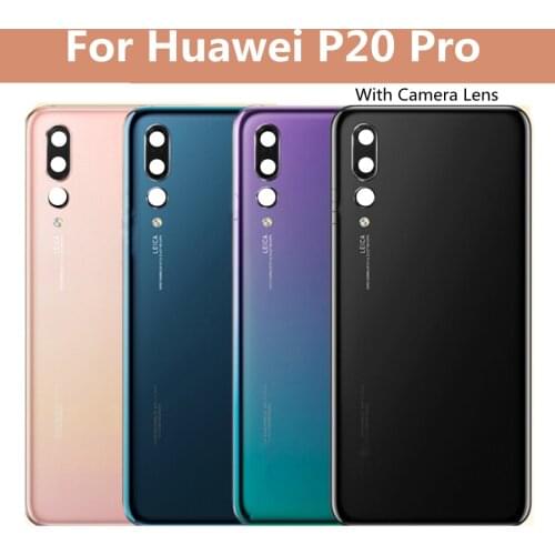 Back Glass Cover For Huawei P20 Pro Battery Cover Rear Panel Back Door Housing Case For Huawei P20 Battery Cover