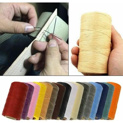 Multicolor Durable 260 Meters 150D Flat Leather Waxed Thread Cord for DIY Hand Sewing Leather Book Binding For Art Crafts Tools