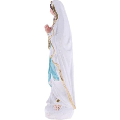 Virgin Mary Model Miniature Blessed Mother Statue For House Car Office Yard