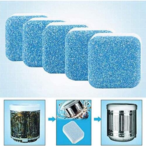 1/5/10pcs Tab Washing Machine Cleaner Washer Cleaning Laundry Soap Detergent Effervescent Tablet Washer Home Car Cleaning Tools