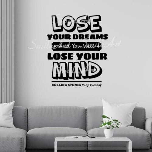 NEW Sentence Wall Decal Living Room Removable Mural For Baby Kids Rooms Decor Vinyl Art Decal
