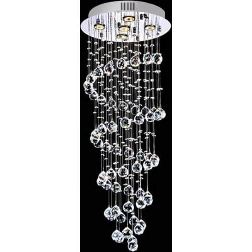 NEW k9 crystal pendant lamp disc line hanging crystal luxury crystal clear crystal LED pendant light Araña de luces